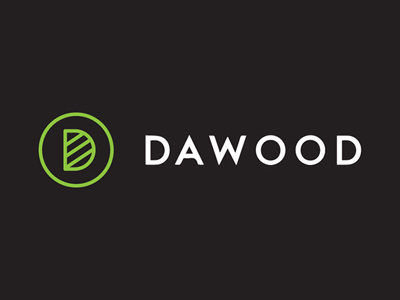 Dawood logo brand business company crest green identity logo mark monogram nature shape symbol