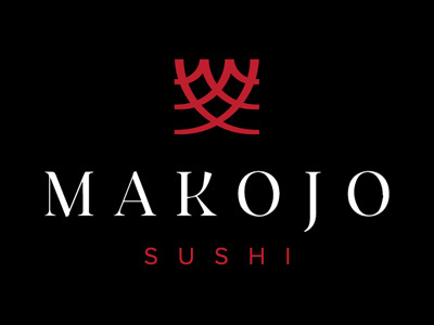 Makojo logo brand business company crest food identity logo mark monogram restaurant shape symbol