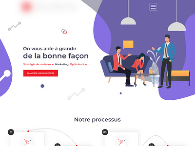 Consultency Landing Page by Md Zillur Rahman on Dribbble