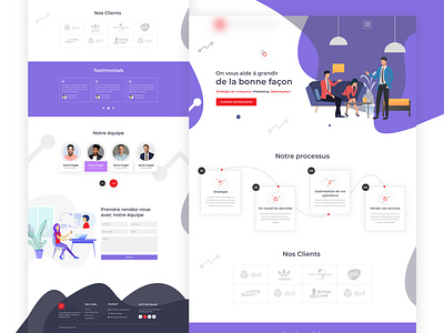 Consultency Landing Page 2020 trends clean design colors consultancy consultant fresh design illustration landing page new design typography uiux website