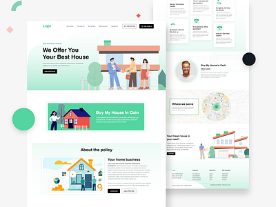 Home Rent/Buy/Sale landing Page