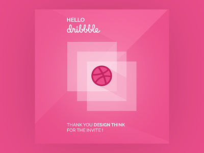 Hello Dribbble... bread byte design debut dribbble first hello isometric pink purple shot steps