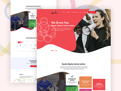 Apcom Website Ui Design Dribble Shot color design illustration interface justice landing landing page law layer portfolio typography ui ux web website
