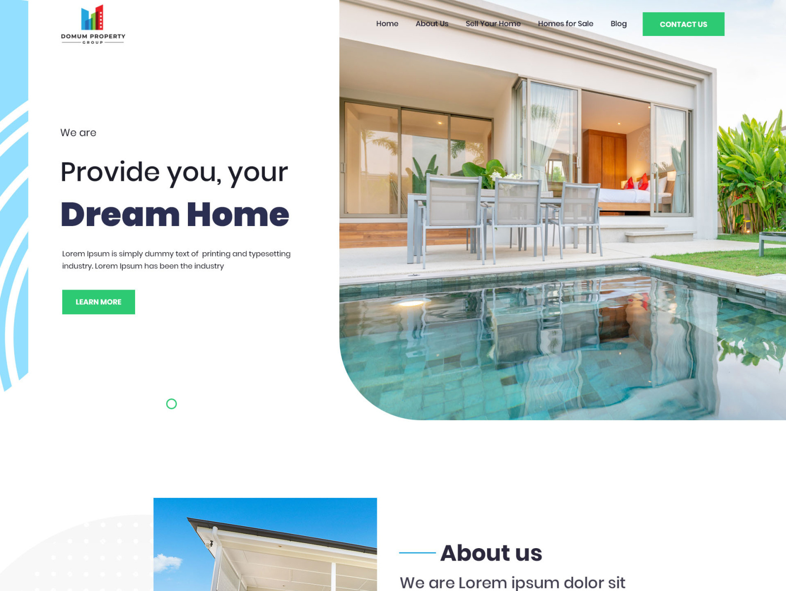 Real estate Property sell landing page by Md Zillur Rahman for