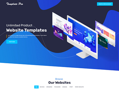 Website Template Marketplace by Md Zillur Rahman on Dribbble