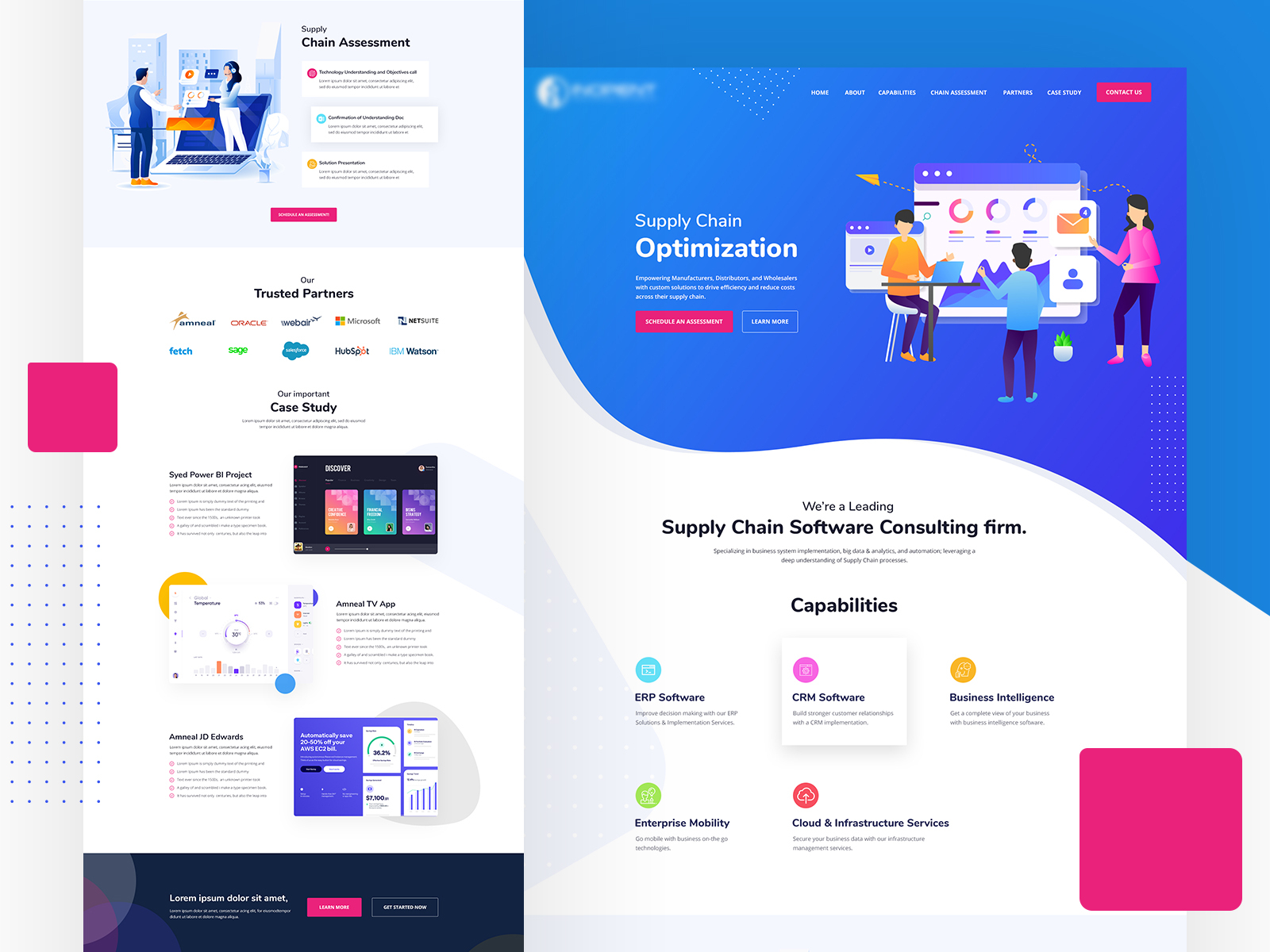 Supply Chain Optimizations UI Design by Md Zillur Rahman on Dribbble