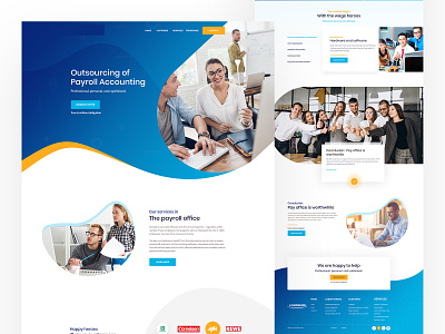 Services Agency Website abstract agency app clean ui color design flat design interface landing landing page minimalist typography ui ux web website