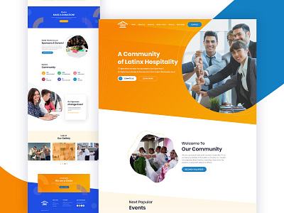 Community landing page