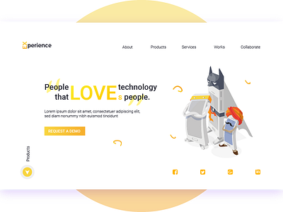 Landing Page landing page ui ux web