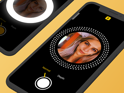 Ring Light Photo App Concept