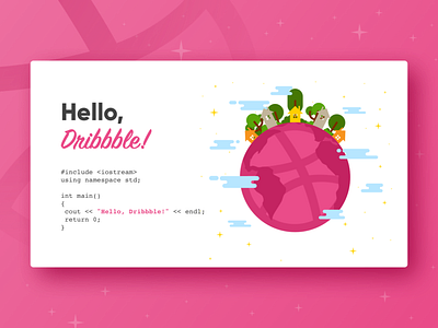 Hello, Dribbble! dribbble uidesign web design