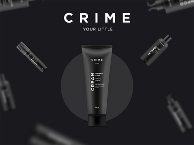 Crime premium cosmetic label