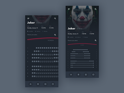 Cinema concept with Joker