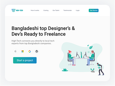 Landing Page For Desi Marketplace