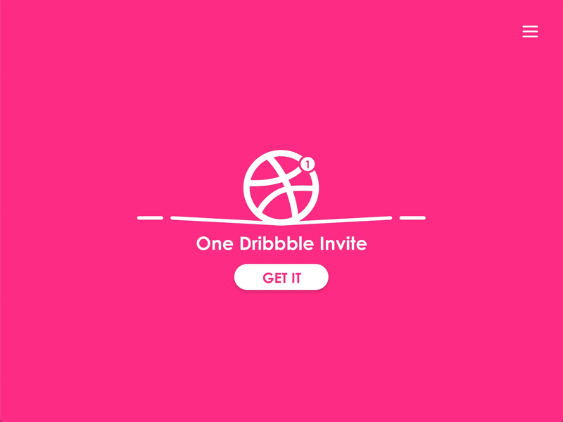 Dribble Invitation 1x .gif 1x 1x invite animate animation animation after effects animation design clean ui dribbble dribbble ball dribbble best shot dribbble invitation dribbble invitations dribbble invite dribbble invite giveaway gif animated one x pink player ui ux design