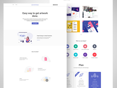 Clean Design Agency Web UI