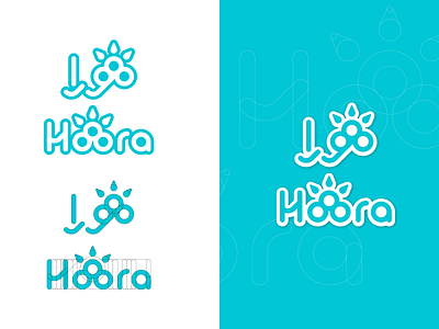 Hooora bank app branding design kids logo logo design