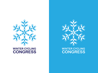 Winter Cycling Congress cycling logo logo design winter