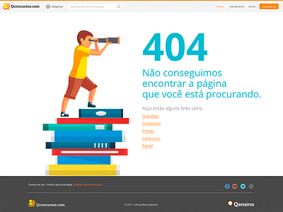 404 Qconcursos 404 contest course education page not found prepare school studing