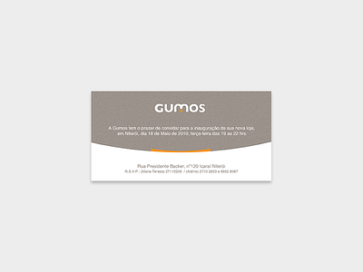 Gumos - Business Card branding business business card card graphic design gray gumos identity identity design inspiration invite logo paper design party print stationary