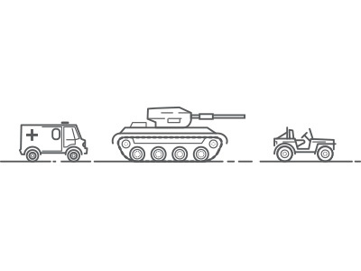 Army vehicles icons ambulance army icon jeep medic medicine military offroad tank vector