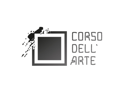 Logotype Corso dell' arte lettering logo