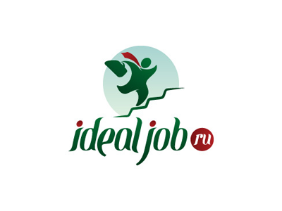 Logotype Ideal job lettering logo