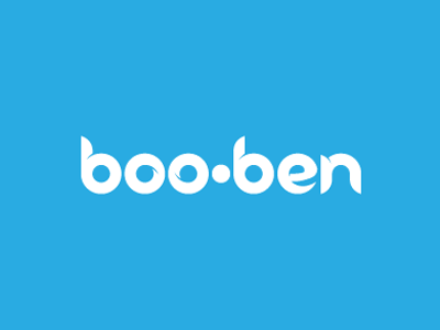 Logotype Boo-ben lettering logo