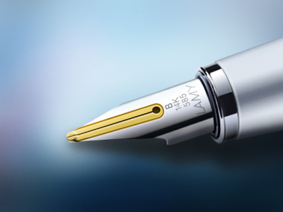 My Pen illustration metal pen photoshop