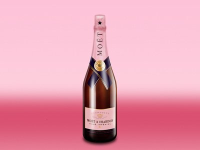 How about a drink? bottle champagne glass illustration illustration pink moet photoshop wine
