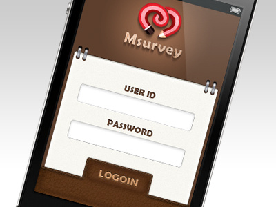 iPhone Login UI