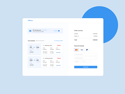 Daily UI 02 - Credit card checkout