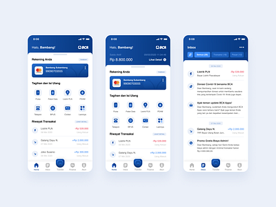 Revamp Ideation: BCA Mobile Apps app bank app branding finance homepage icon ui uidesign ux uxui