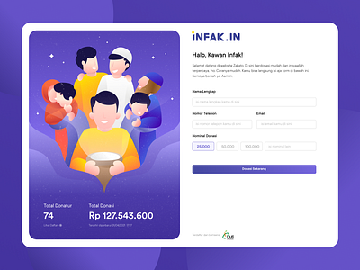 Infakin Web Landing Page