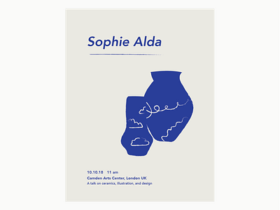 Sophie Alda Ceramics Poster