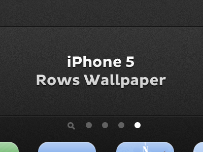 iPhone 5 Rows Wallpaper