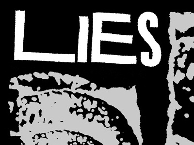 Lies T-Shirt lies punk hardcore dbeat t-shirt photocopied xerox mask titling gothic titling gothic ravaged
