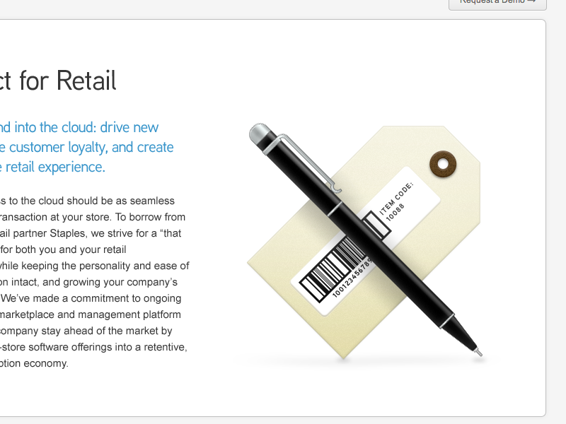 AppDirect for Retail appdirect pen tag barcode illustration photoshop shape layers layer styles