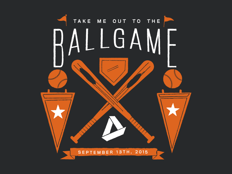Take Me Out To The Ballgame lofi black orange giants appdirect baseball