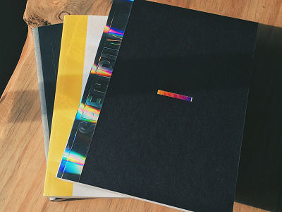 Spectrum appdirect book cover deboss emboss foil holographic oscar printing rainbow spectrum stamp yearbook