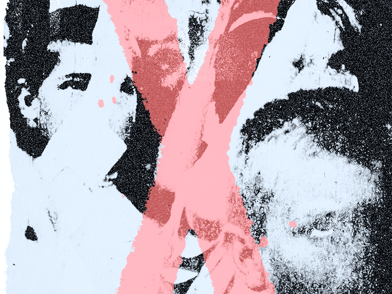 West Coast Weekend poster straight edge x hardcore punk pink blue