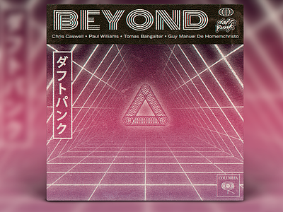 Daft Punk - Beyond 80s aesthetics album cover daftpunk future photoshop retro vapowave vinyl