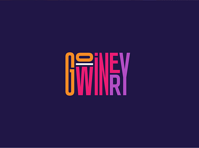 Visual Identity for Go Winery branding design identity logo logodesign logotype type typography vector
