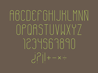 AM Font Complete character design font letters type typography