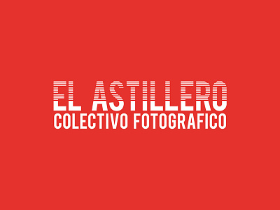 El Astillero - Logo design logo photo photographers red ship shipyard white