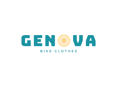 Genova Bike bike biker branding clothes design k logo logotype road type typography