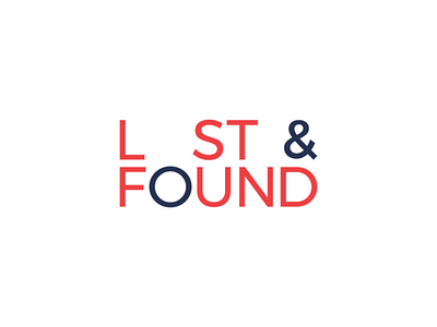 Lost&Found. branding design identity logo logodesign logotype lost