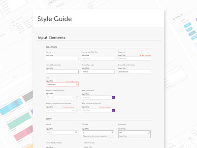 Updated Design System app design ux