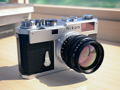 Nikon S3 Render 3d c4d camera cinema4d maxwell nikon render s3