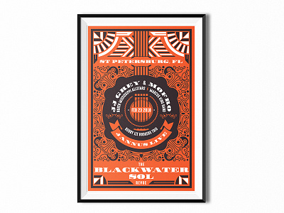 Blackwater Sol Revue - Night 1 denver florida illustration jjandmofro madisonhouse music poster print screen print